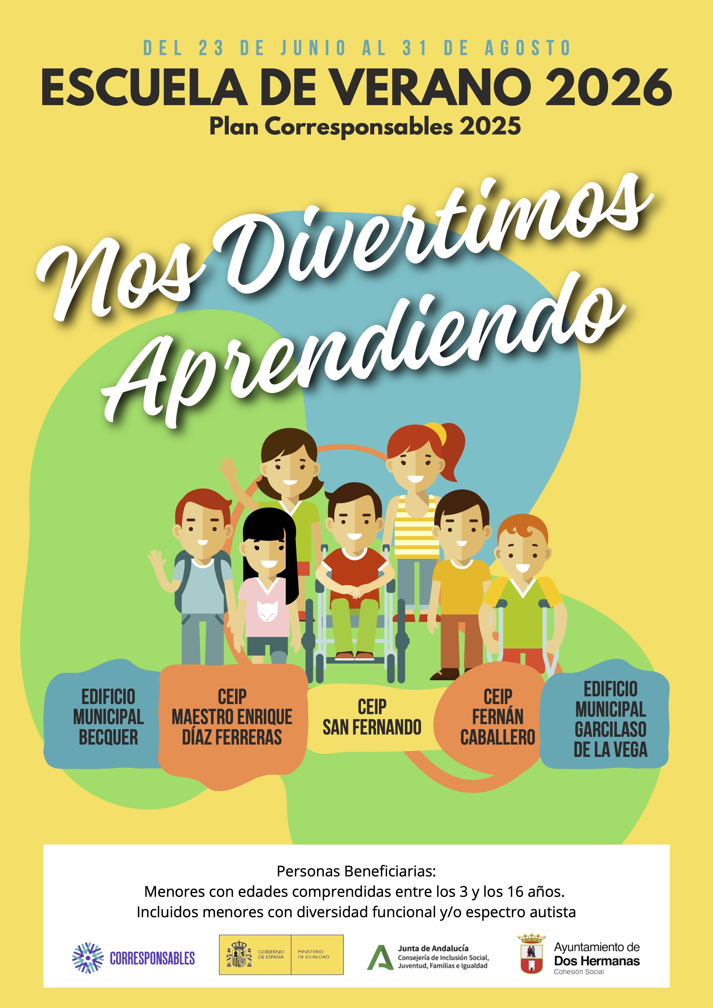 Cartel Escuela de Verano 2026