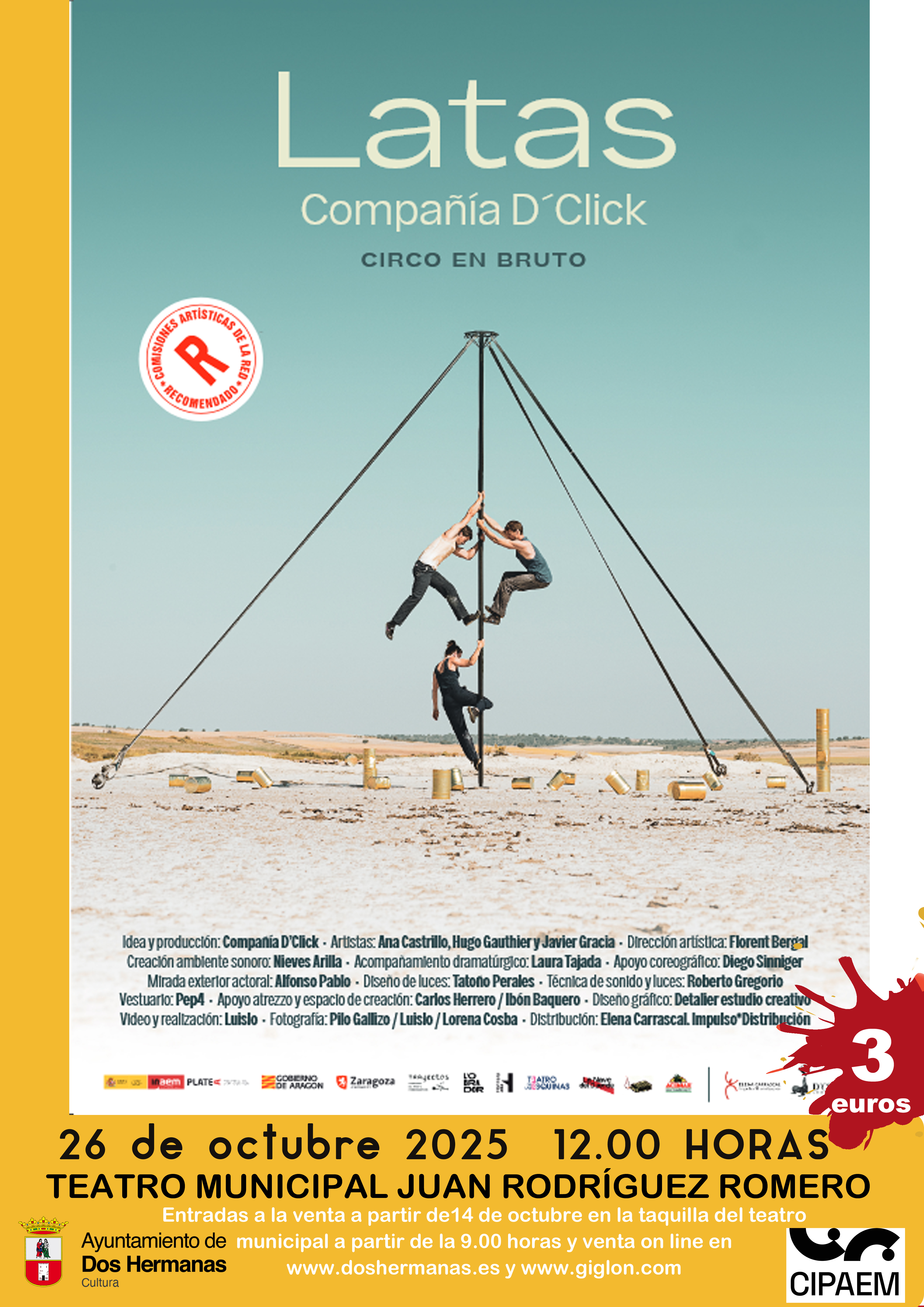 cartel circo latas cipaem