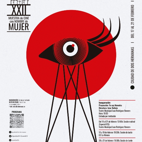 Cartel XXII MUESTRA DE CINE “CON NOMBRE DE MUJER”