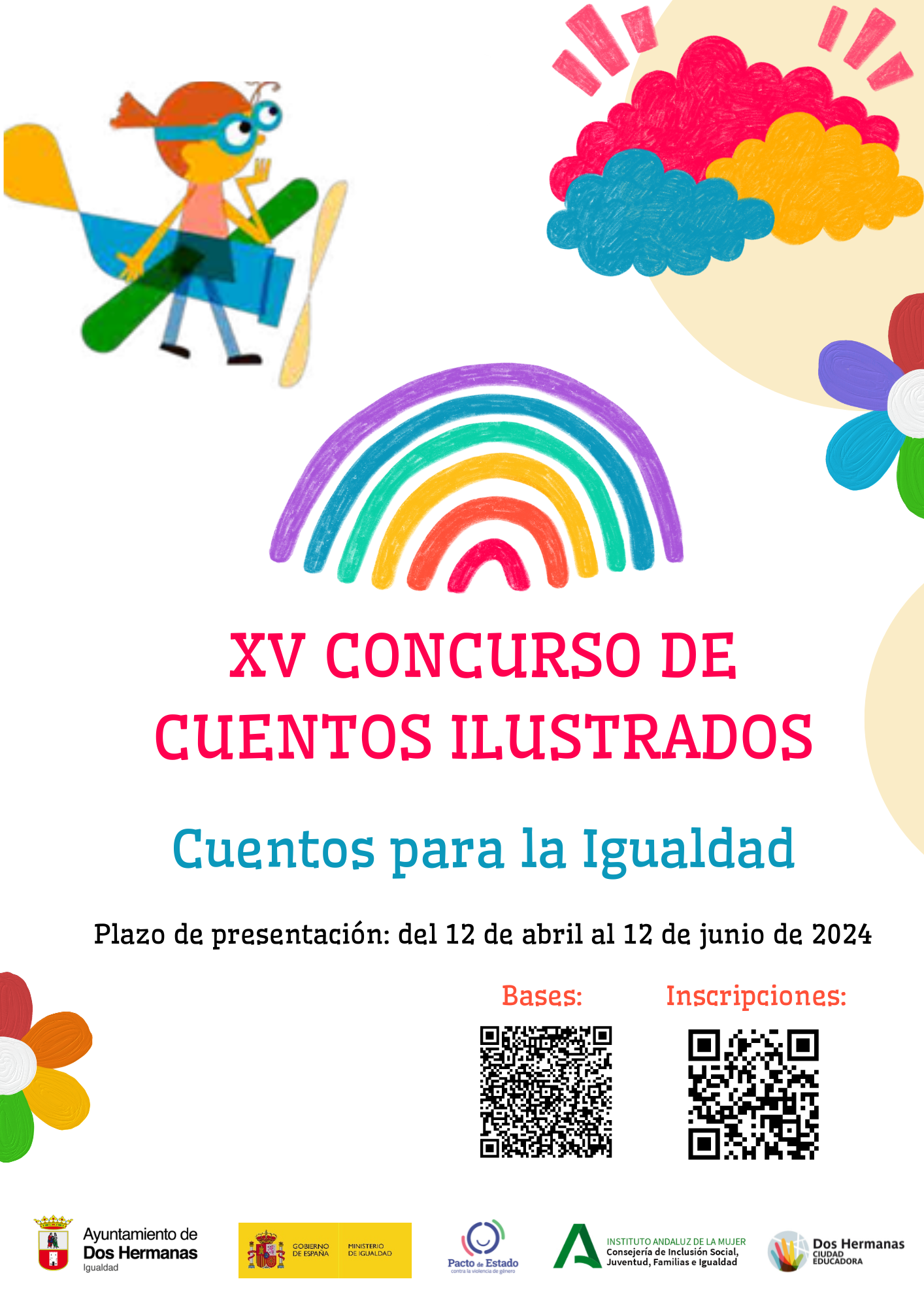 CARTEL XV CONCURSO DE CUENTOS ILUSTRADOS “CUENTOS PARA LA IGUALDAD”