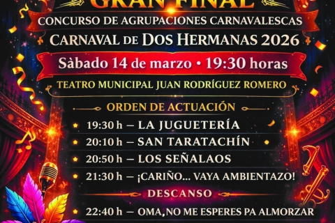 Cartel concurso carnaval 2026
