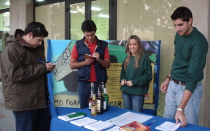 Stand informativo "Día sin alcohol"