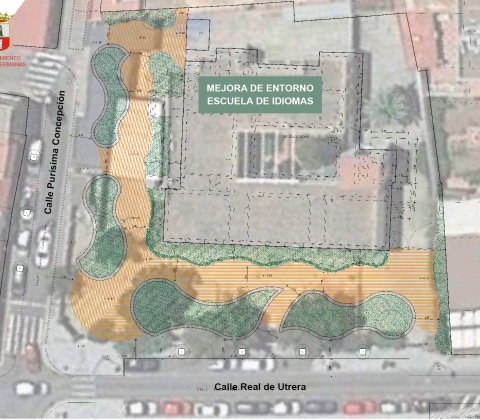 Mejora del entorno urbano en la zona de la Escuela Oficial de Idiomas