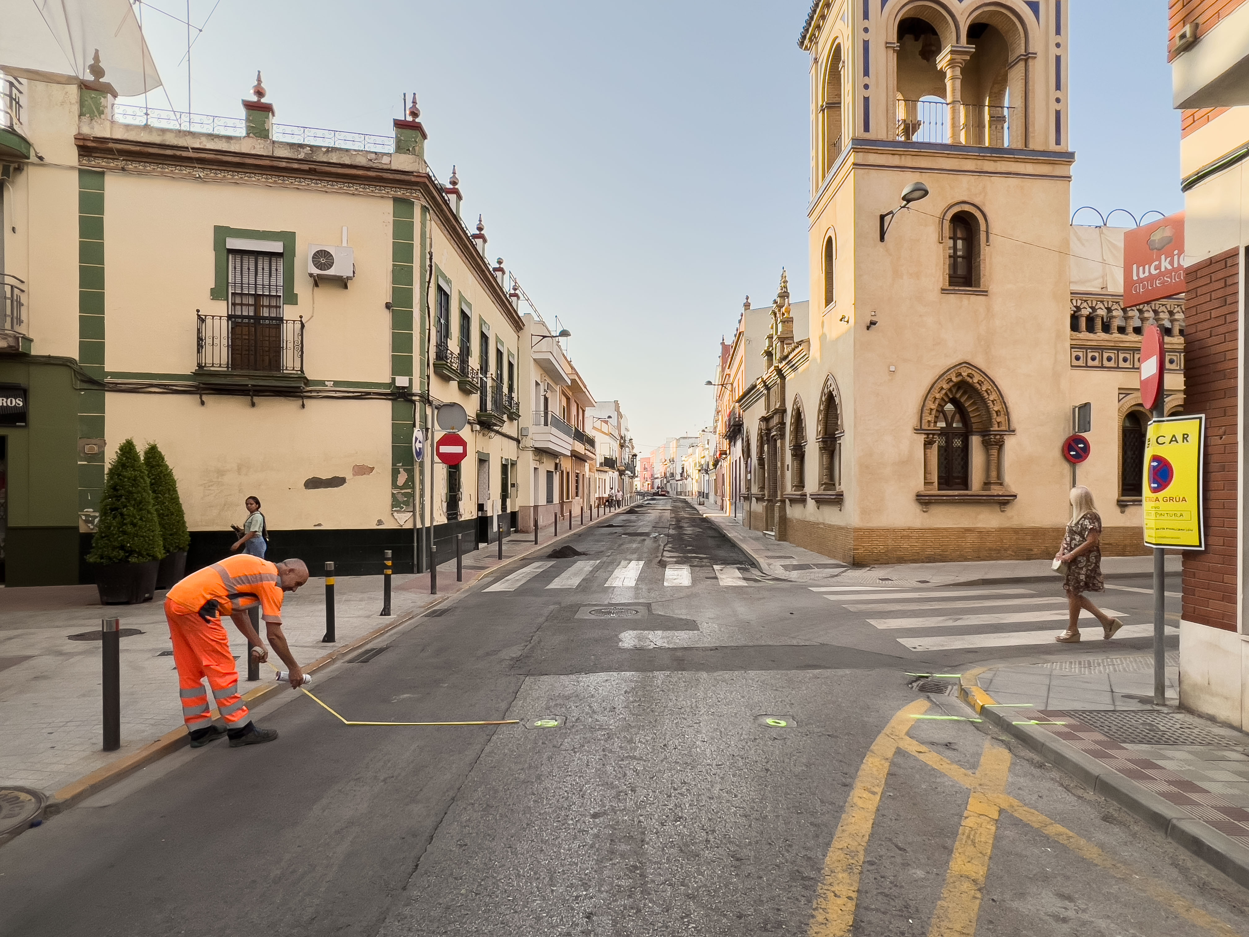 Comienza el plan anual de reasfaltado de Dos Hermanas