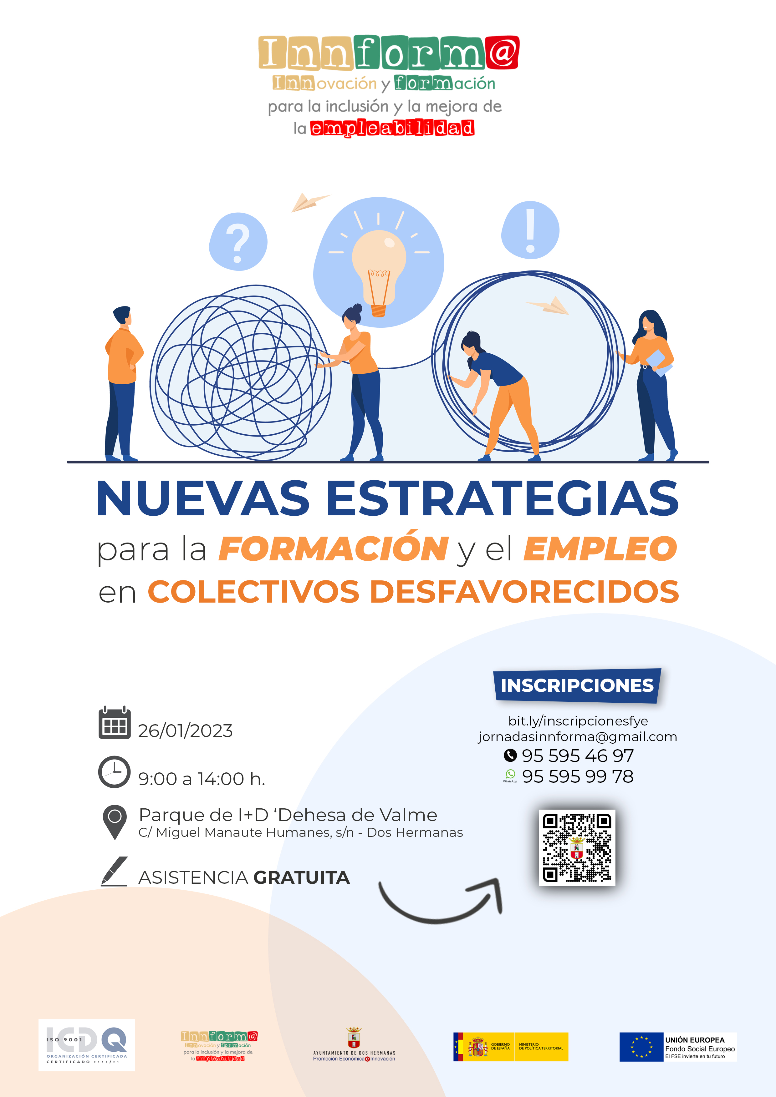 Cartel A4 - Nuevas Estrategias Formación y Empleo - 01