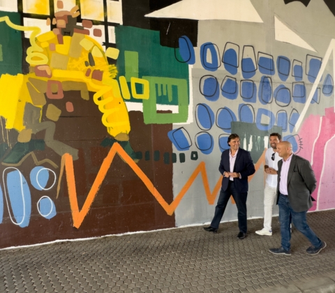 Mural de Rafa López en Olavide (1)