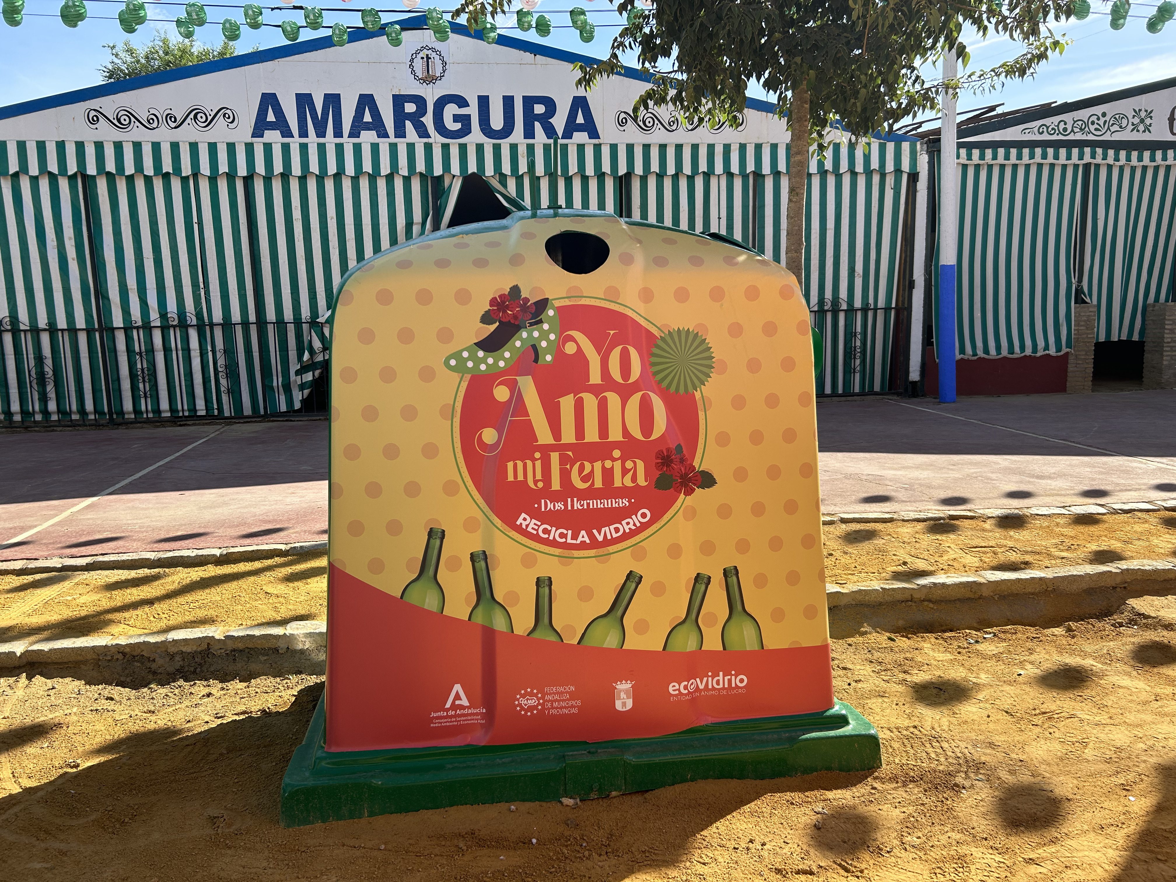 Reciclado vidrio Feria