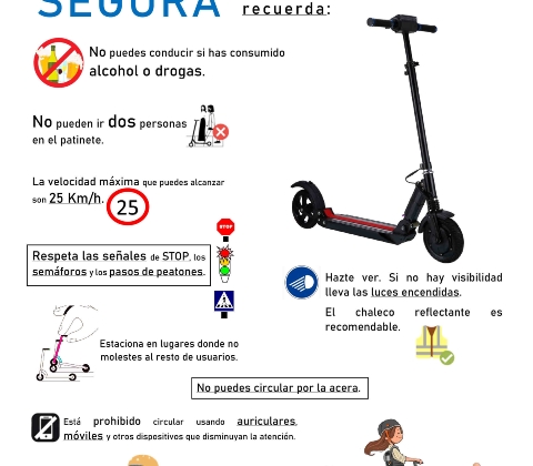 Recomendaciones uso vehículos de movilidad personal