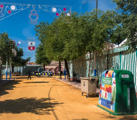 Reciclado vidrio Feria