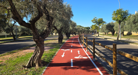 Carril bici Olivar de Quintos