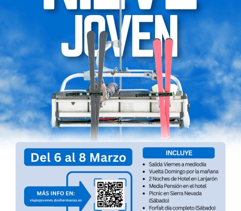 Cartel Nieve Joven 2026