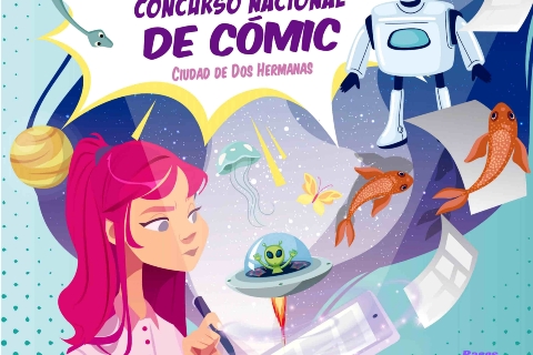 Cartel XXXII Cómic_CódigoQR