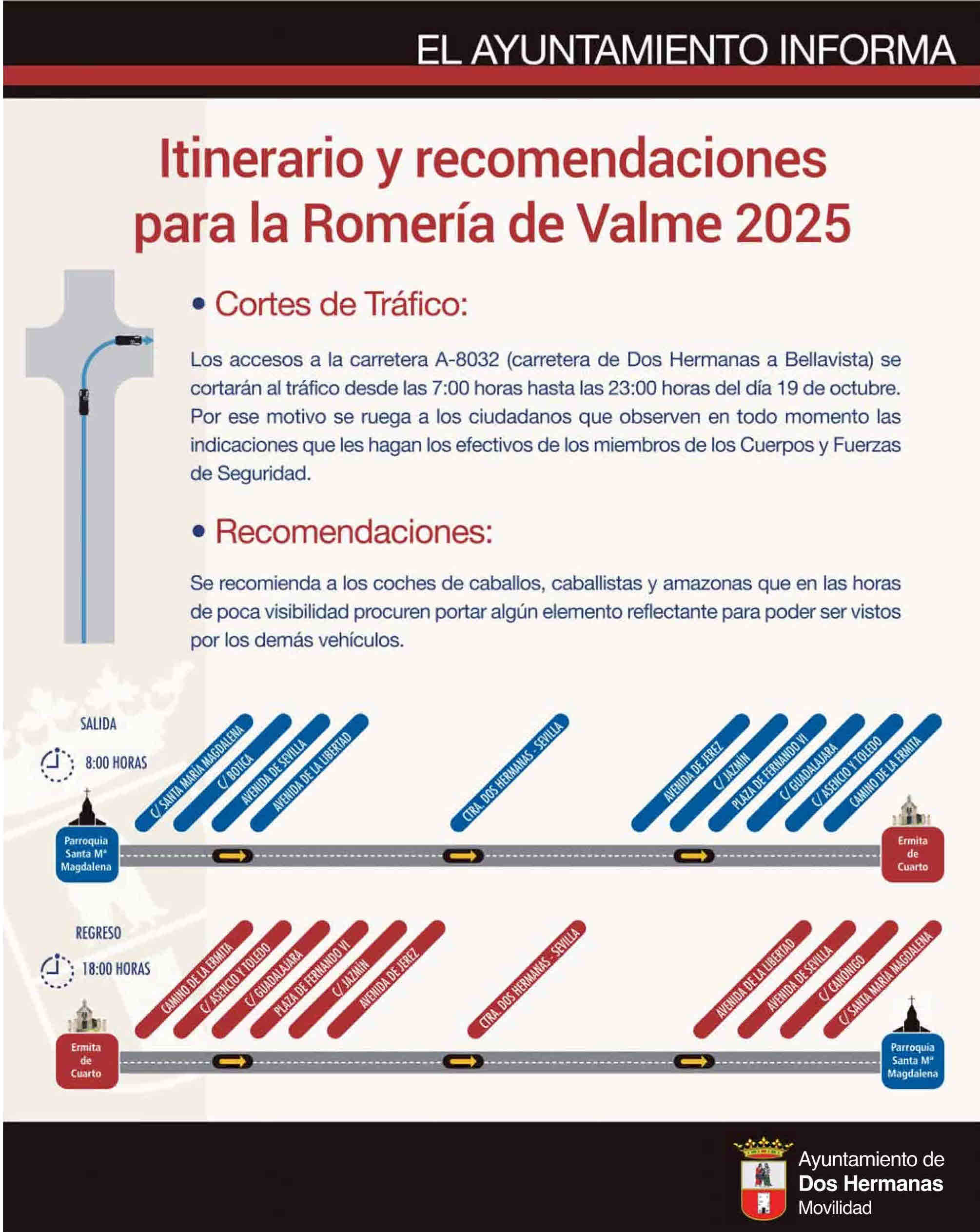 TRAFICO ROMERIA DE VALME